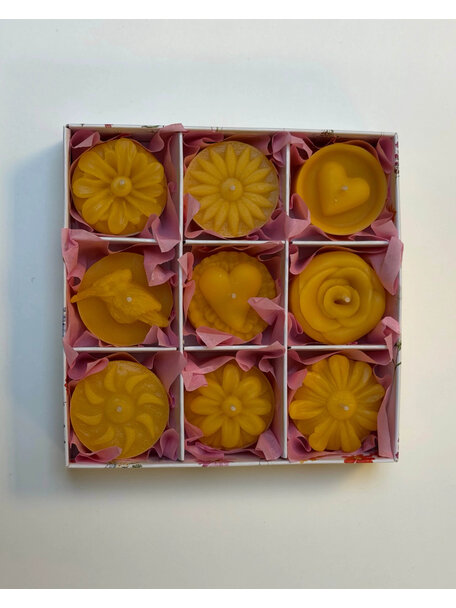 De Muisjes Het Bloemenfeest bijenwas kaarsjes