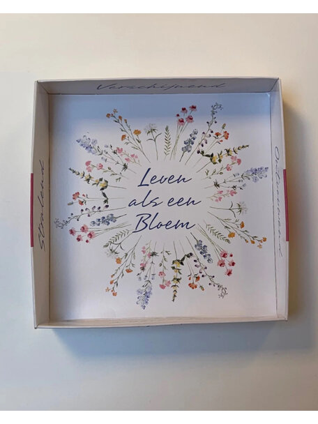 De Muisjes Het Bloemenfeestje bijenwas kaarsjes