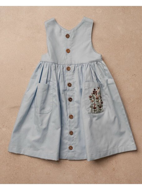 Hanevild Kinder zomerjurk Sine  - Kentucky blue