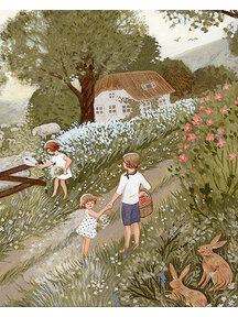 Robin Pieterse Gevouwen kaart - cow parsley