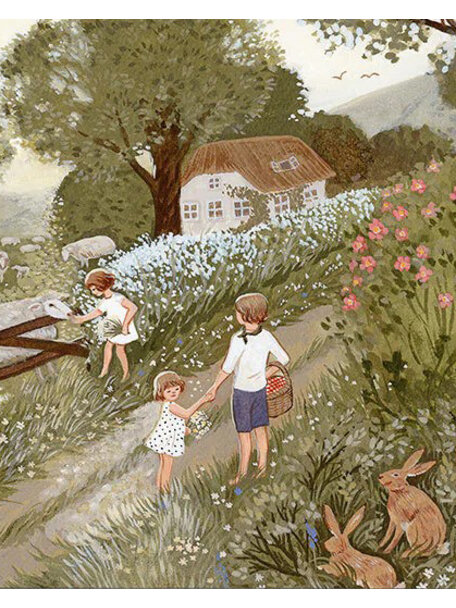 Robin Pieterse Gevouwen kaart - cow parsley