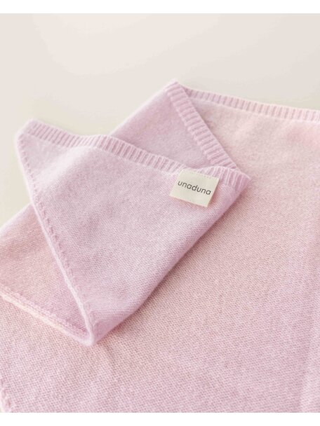 Unaduna Merino wollen sjaal Lilly - rosa