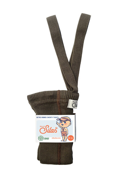 Silly Silas Shorty - seaweed brown