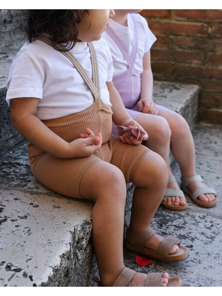 Silly Silas Shorty - light brown striped