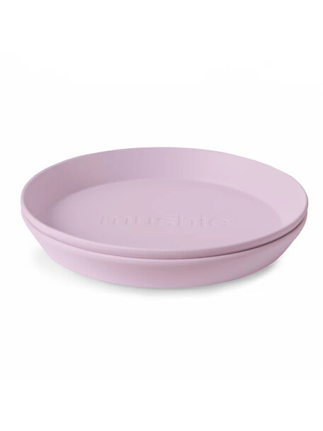 Mushie Kinderbord set van 2 - soft lilac
