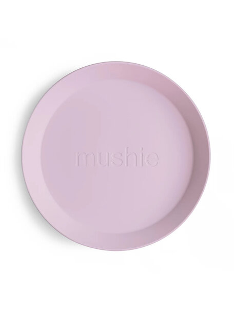 Mushie Kinderbord set van 2 - soft lilac