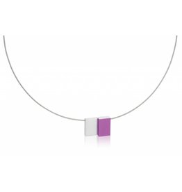 Clic  Necklace Purple - C151P