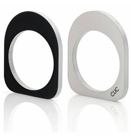 Clic  Aluminium Ring Oval Black/Matte - R254.2Z