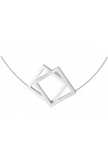 Clic Aluminium Necklace Matte/Polish - C104