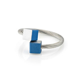 Clic  Aluminium Ring Blue/Matte - R4B