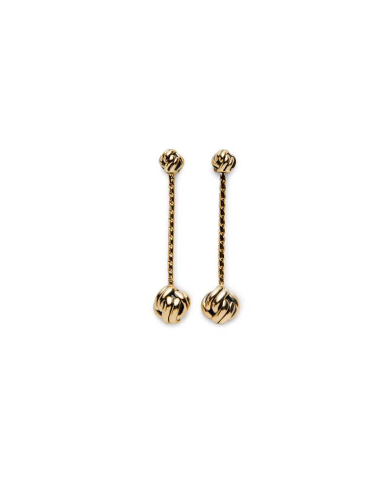 Buddha to Buddha Gold G020 One - Refined Katja Gold Earhanger YG 14 krt