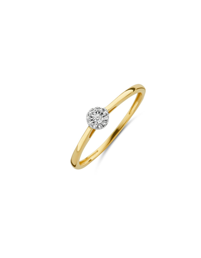 Blush 14 kt Blush Diamonds Ring 52 Yellow/White  Gold Dia. 0.04 - 1646BDI-52