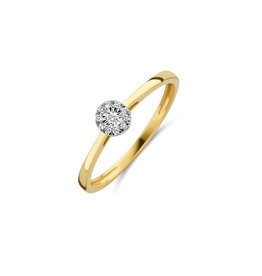 Blush 14 kt Blush Diamonds Ring 54 Yellow/ White Gold Dia. 0.07 - 1647BDI - 54