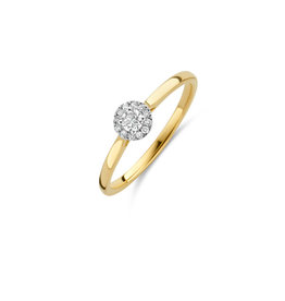 Blush 14 kt Blush Diamonds Ring 56 Yellow/ White Gold Dia. 0.15 - 1648BDI - 56