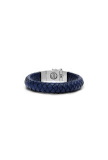 Buddha to Buddha 544BU - Ben Leather Bracelet Navy