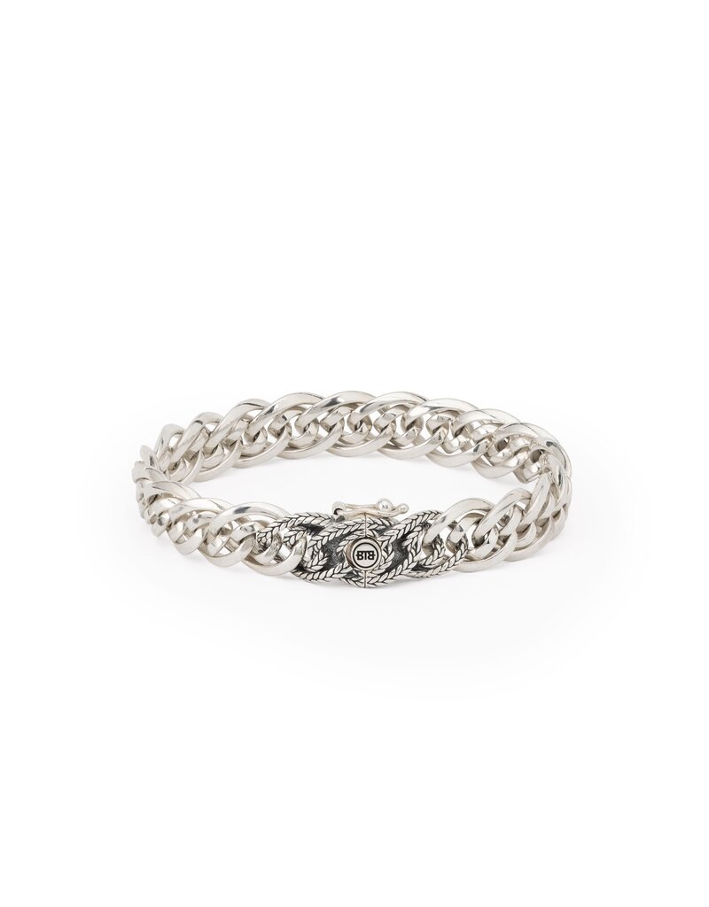 Buddha to Buddha J208 - Nathalie XS Texture Bracelet Silver