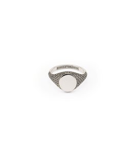 Buddha to Buddha 049 - Ellen Signet Ring Silver