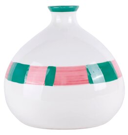 Qué Rico 148-00913 - VASE BRUNO - CANDY CANE