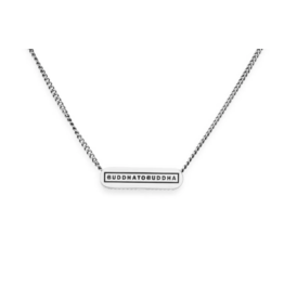 Buddha to Buddha 681 - Essential logo Necklace XS Silver