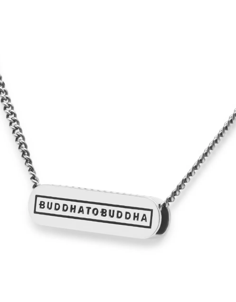 Buddha to Buddha 681 - Essential logo Necklace XS Silver