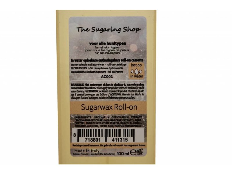 Harspatroon Sugarwax Roll-on grote roller 100 ml