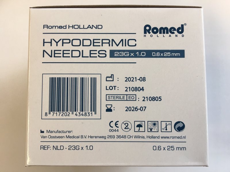Romed Disposable injectie naaldjes