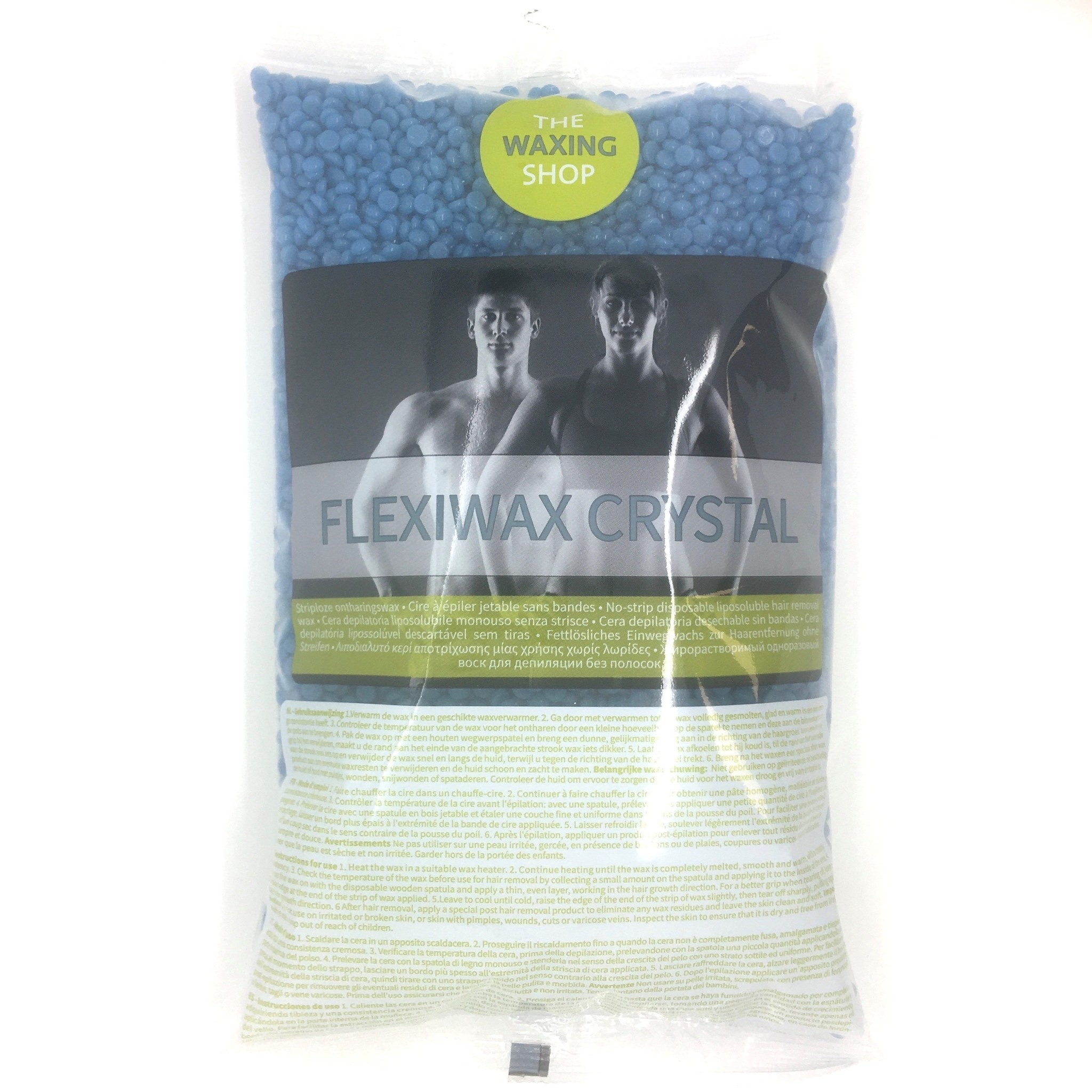 noodsituatie Altijd Onmogelijk Harskorrels Flexiwax Crystal Blue Azulene 800 gram zonder colophonium -  Harsgroothandel.nl