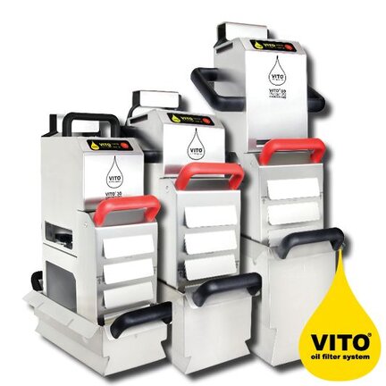 Frying oil filter systems