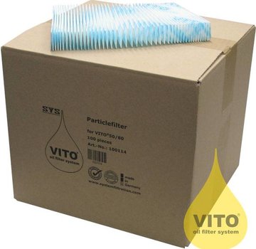 Vito Filtre a huile systeme de filtration 100 pieces