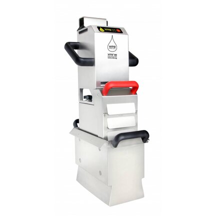 Clean, measure and save frying oil