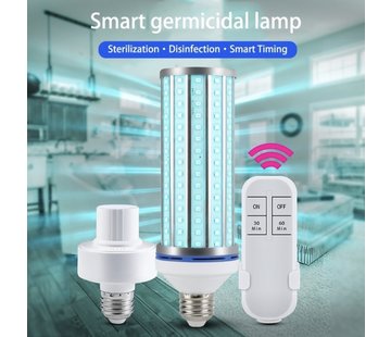 UVC Disinfection lamp 195 leds E27