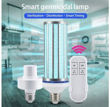 UVC Disinfection lamp 195 leds E27