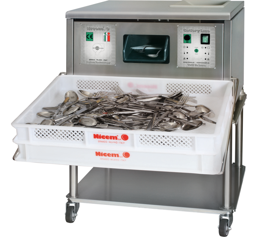 DEMO-MODEL Bestekpoleermachine Nicem ASC 15 Baby