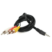 3.5Jack naar 3 RCA Video Kabel | 1,5m