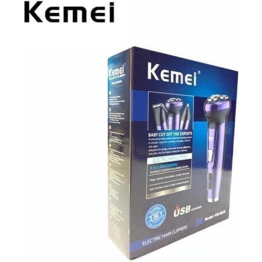 Kemei KM-6539 | 3 in 1 | Multifunctionele Trimmer-4