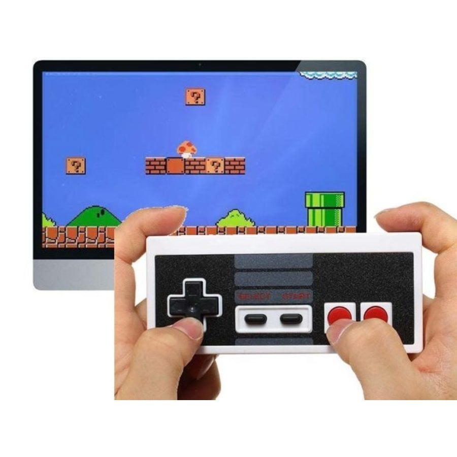 Retro NES USB Gaming Controllers voor PC & Mac – Set van 2 | Plug & Play – Klassiek Design-2
