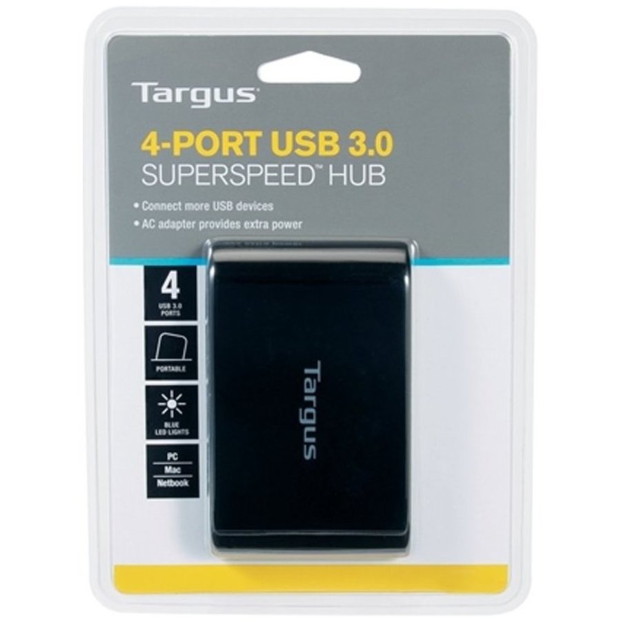 Targus 4 Port USB 3.0 Hub | ACH119EU-4