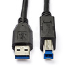 Zazitec USB A naar B kabel | USB 3.0 | Super Speed | 1.0 meter