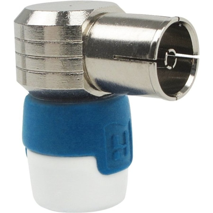 Hirschmann female IEC connector angled 4G-1