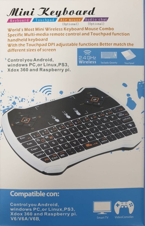 Overtreding partij Kennis maken Mini Keyboard en Muis | 2.4 Ghz | Wireless - SaleMedia.nl