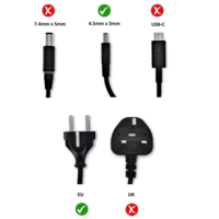 thumb-Oplader geschikt voor Dell – 90W – 4.5mm x 3.0mm – 19.5V 4.62A-3