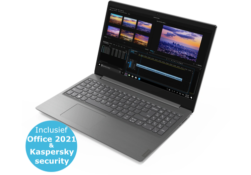 Lenovo V15 ADA (82C70004MH) - Ryzen 3 - 8GB+256GB - Windows 10 Home - Inclusief Kaspersky & Office 2021 