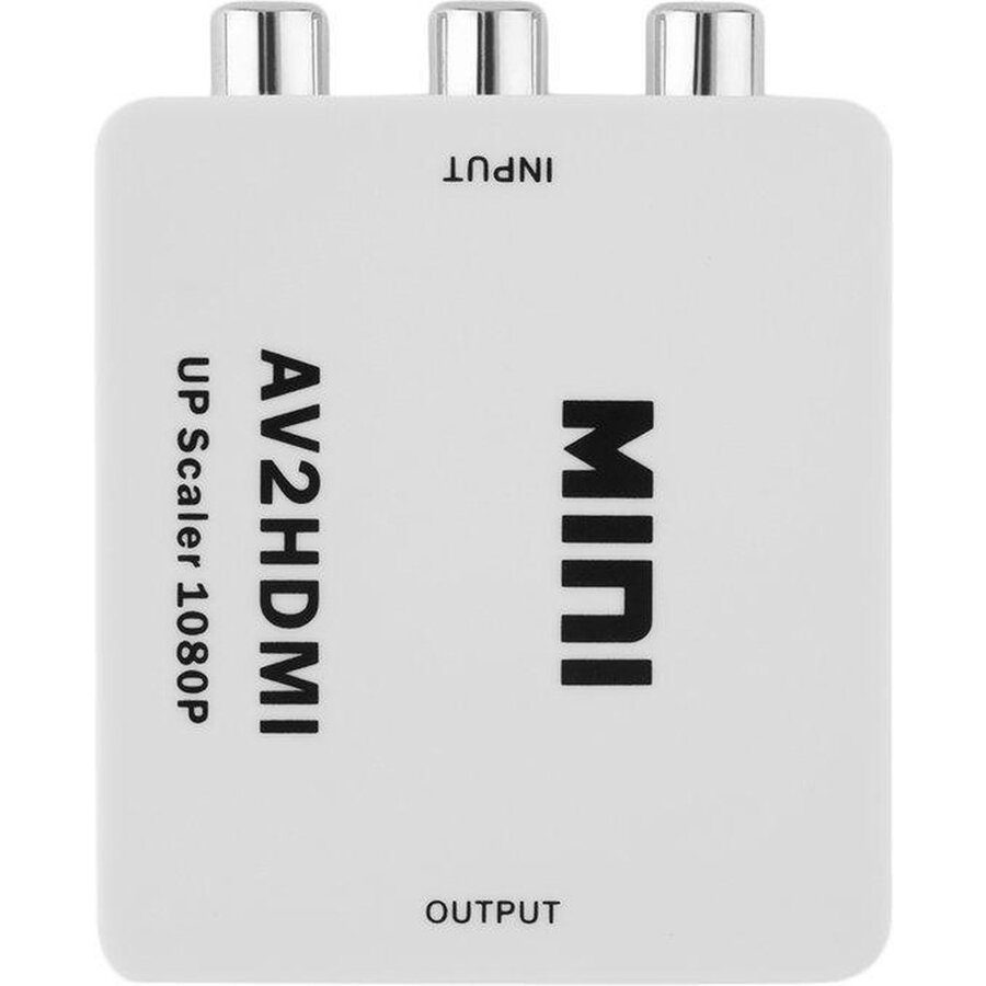 Tulp (RCA) naar HDMI Converter – AV Composiet naar HDMI Adapter | 1080P Full HD Support – Inclusief USB-voedingskabel-2