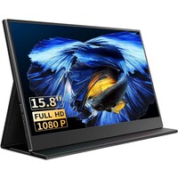 thumb-GICHAT Portable Monitor - 15.8 inch - Full HD - USB-C - Draagbare monitor-1