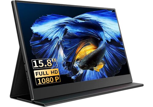 GICHAT Portable Monitor - 15.8 inch - Full HD - USB-C - Draagbare monitor 
