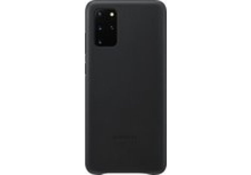 Samsung Leather Hoesje - Samsung Galaxy S20 Plus - Zwart 