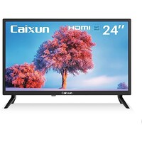 Caixun EC24T1H, TV 24 inch kleine LED TV HD (720P) met ingebouwde HDMI, USB, AV in, Optische Poorten