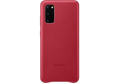 Samsung Leather Hoesje - Samsung Galaxy S20 - Rood 