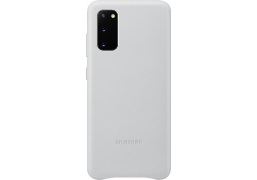 Samsung Leather Cover - Samsung Galaxy S20 - Lichtgrijs 