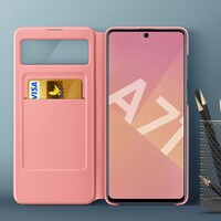 thumb-Samsung S View Wallet Hoesje - Samsung A71 - Wit-2